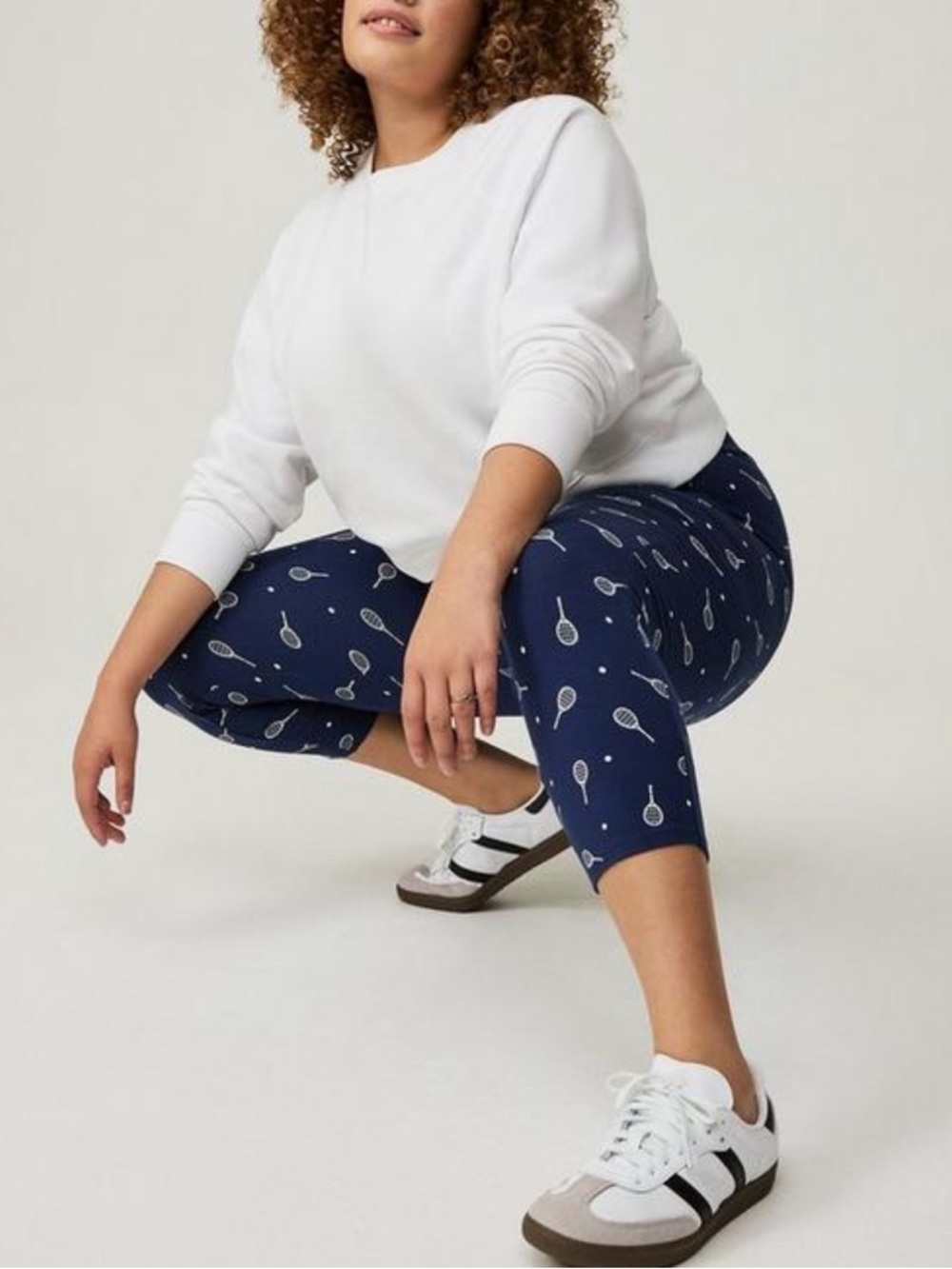 Torrid Size 4(4X)(26) Crop Signature Waistband Pocket Premium Legging w/Rackets